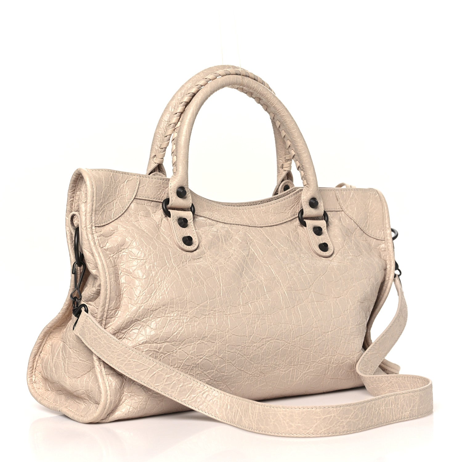Balenciaga Agneau Arena Classic Hardware Medium Le City Almond 3 of 9
