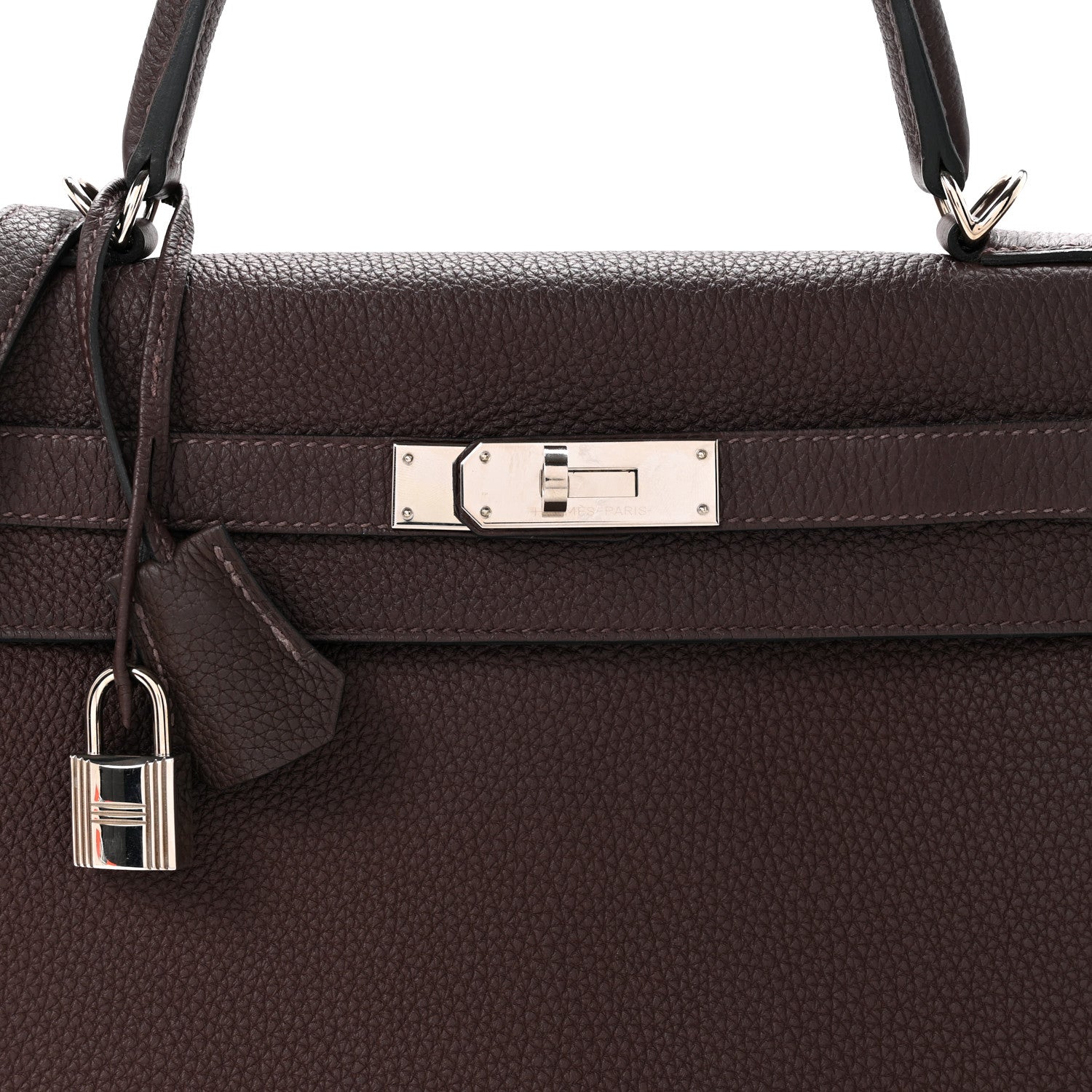 Hermes Togo Kelly Retourne 32 Chocolate 8 of 14