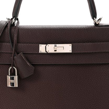 Hermes Togo Kelly Retourne 32 Chocolate 8 of 14