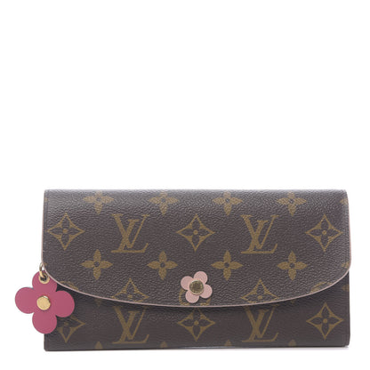 Louis Vuitton Monogram Bloom Flower Emilie Wallet 1 of 7