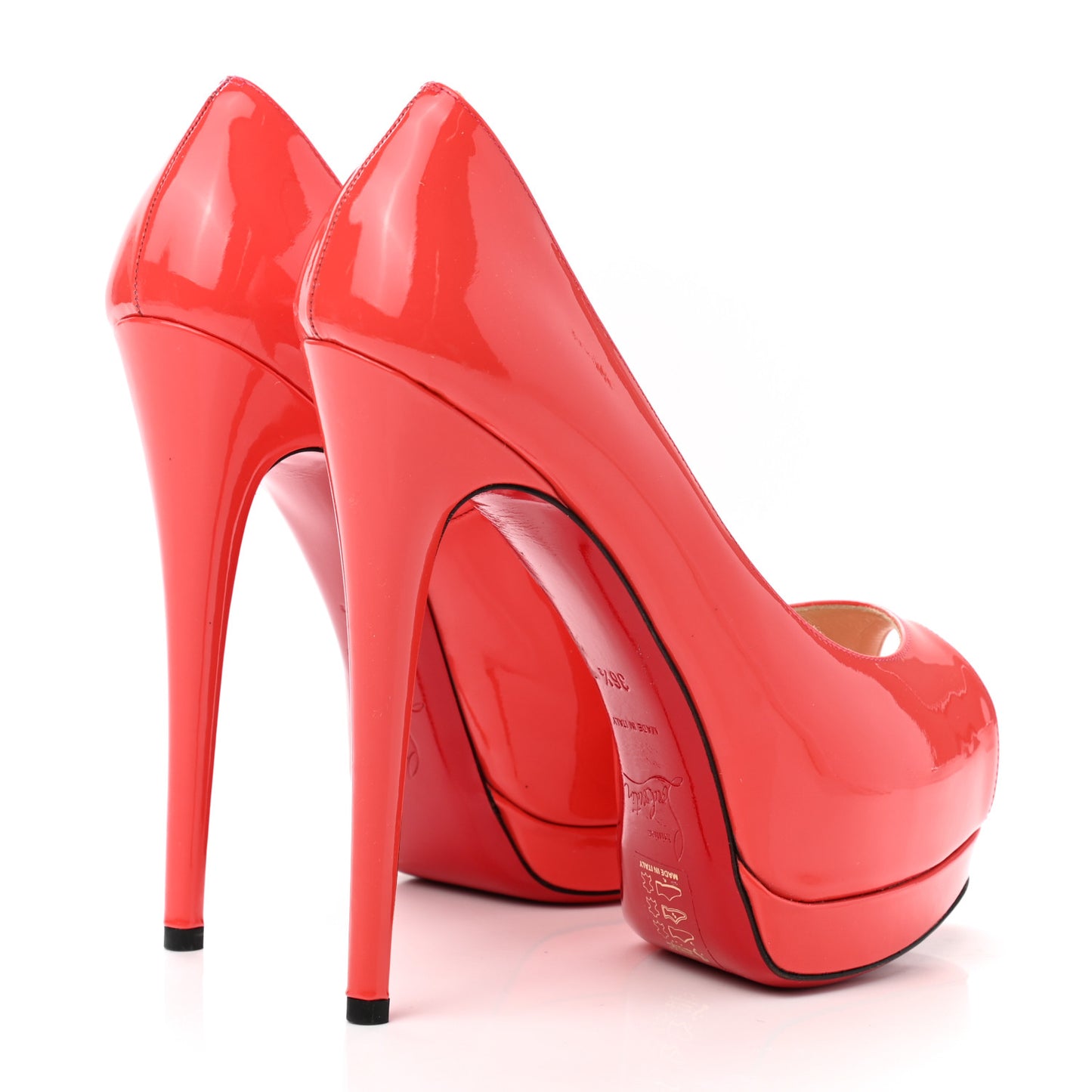 Patent Palais Royal 140 Pumps 36.5 Coral