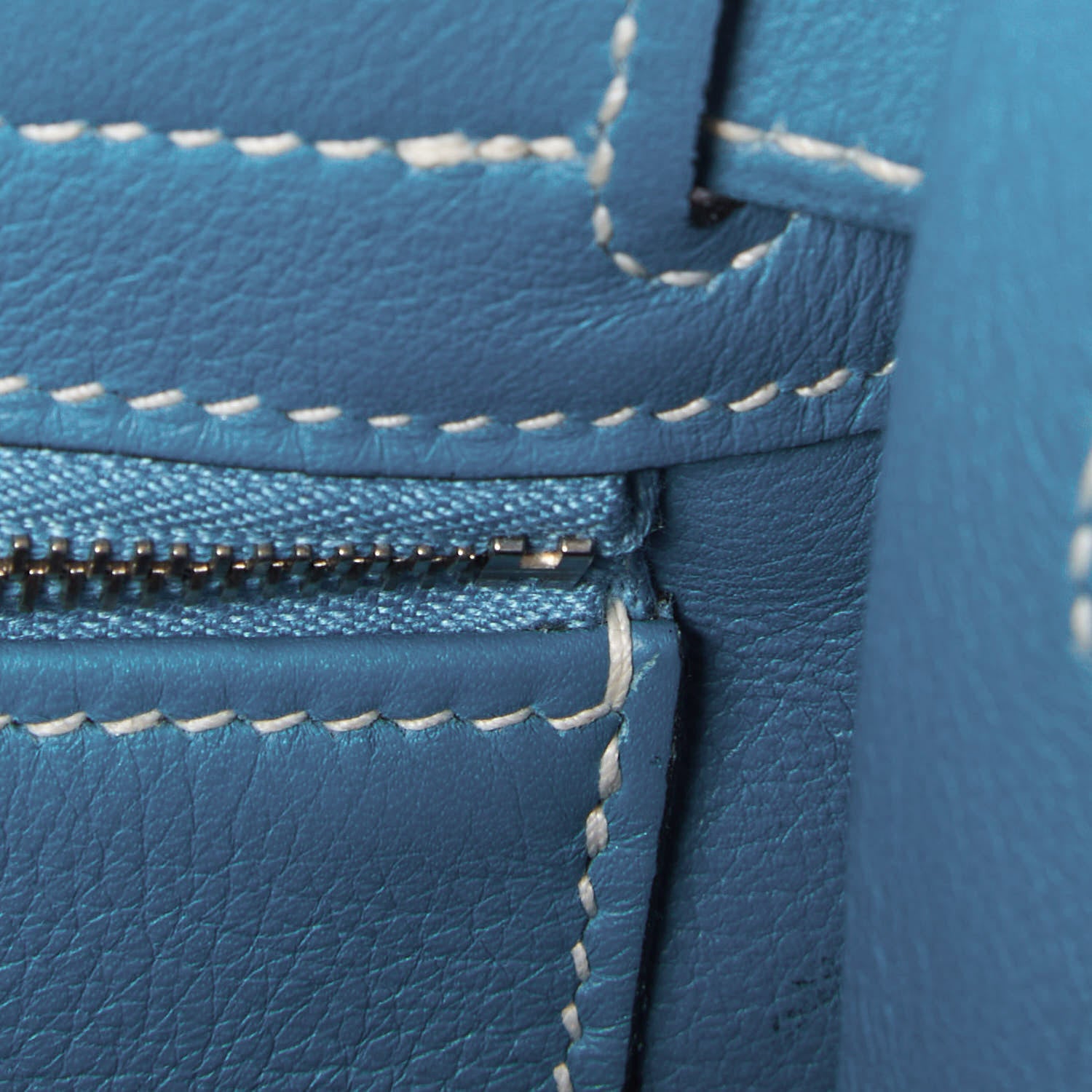 Hermes Swift Kelly Retourne 32 Blue Jean 35 of 39