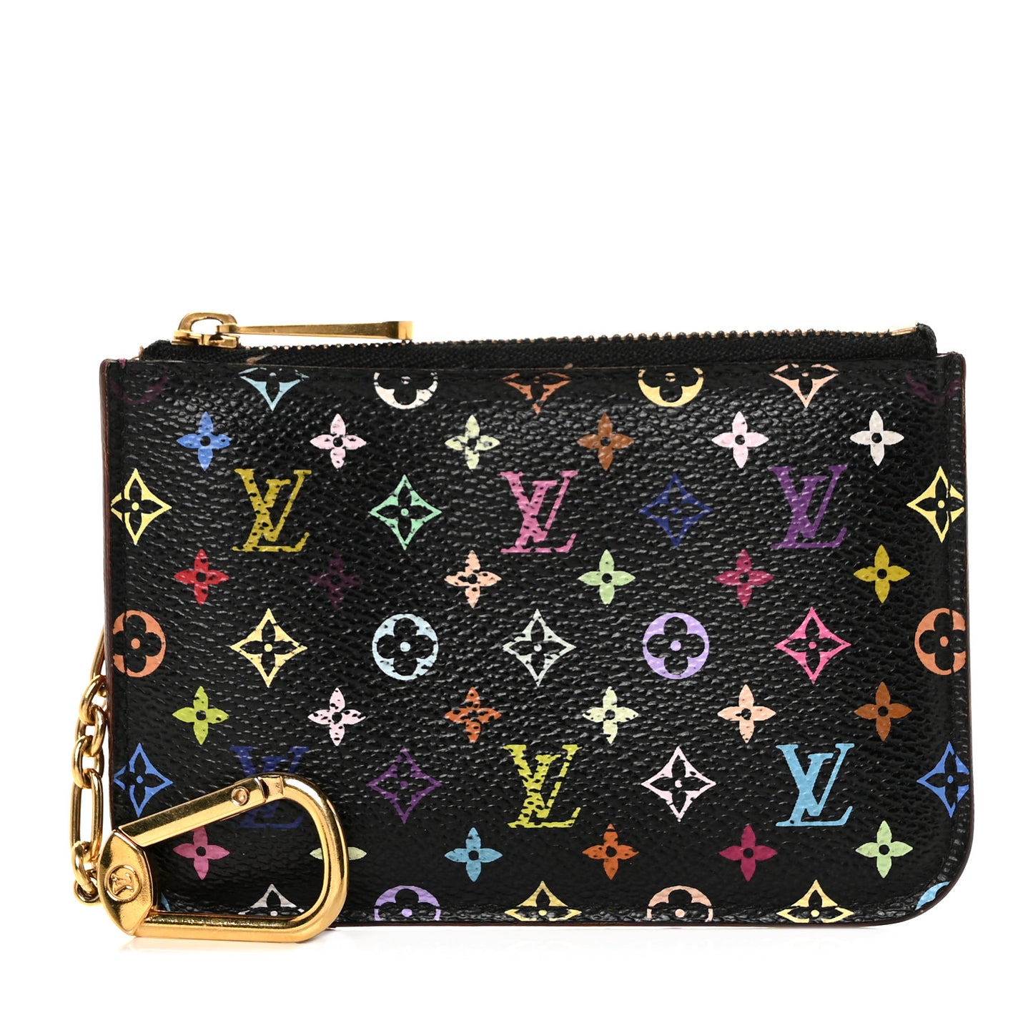 Monogram Multicolor Key Pouch Black Grenade