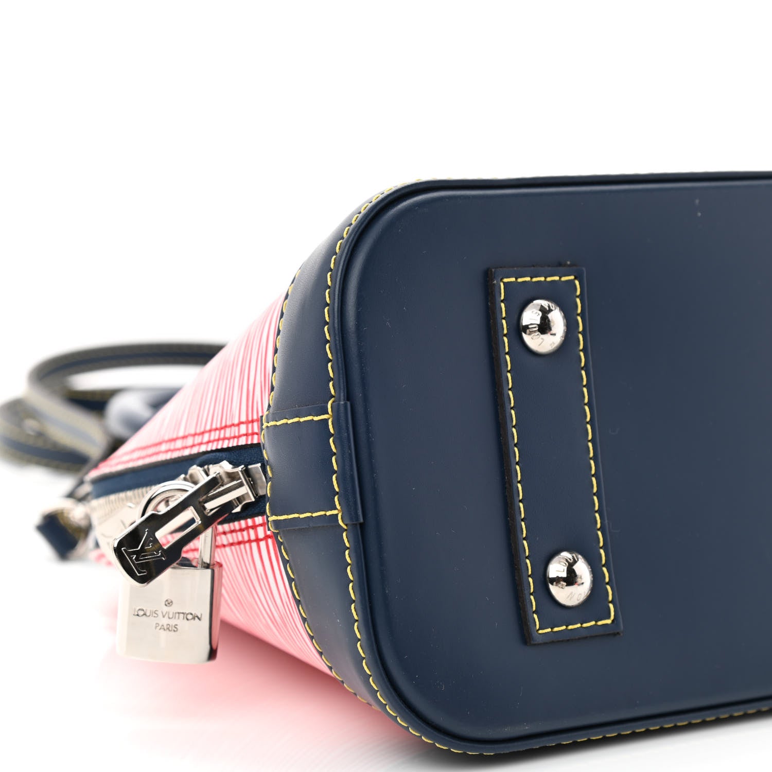 Louis Vuitton Epi Alma BB Denim Red 9 of 11