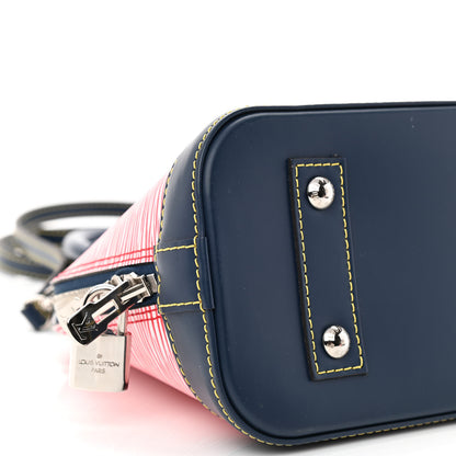 Louis Vuitton Epi Alma BB Denim Red 9 of 11