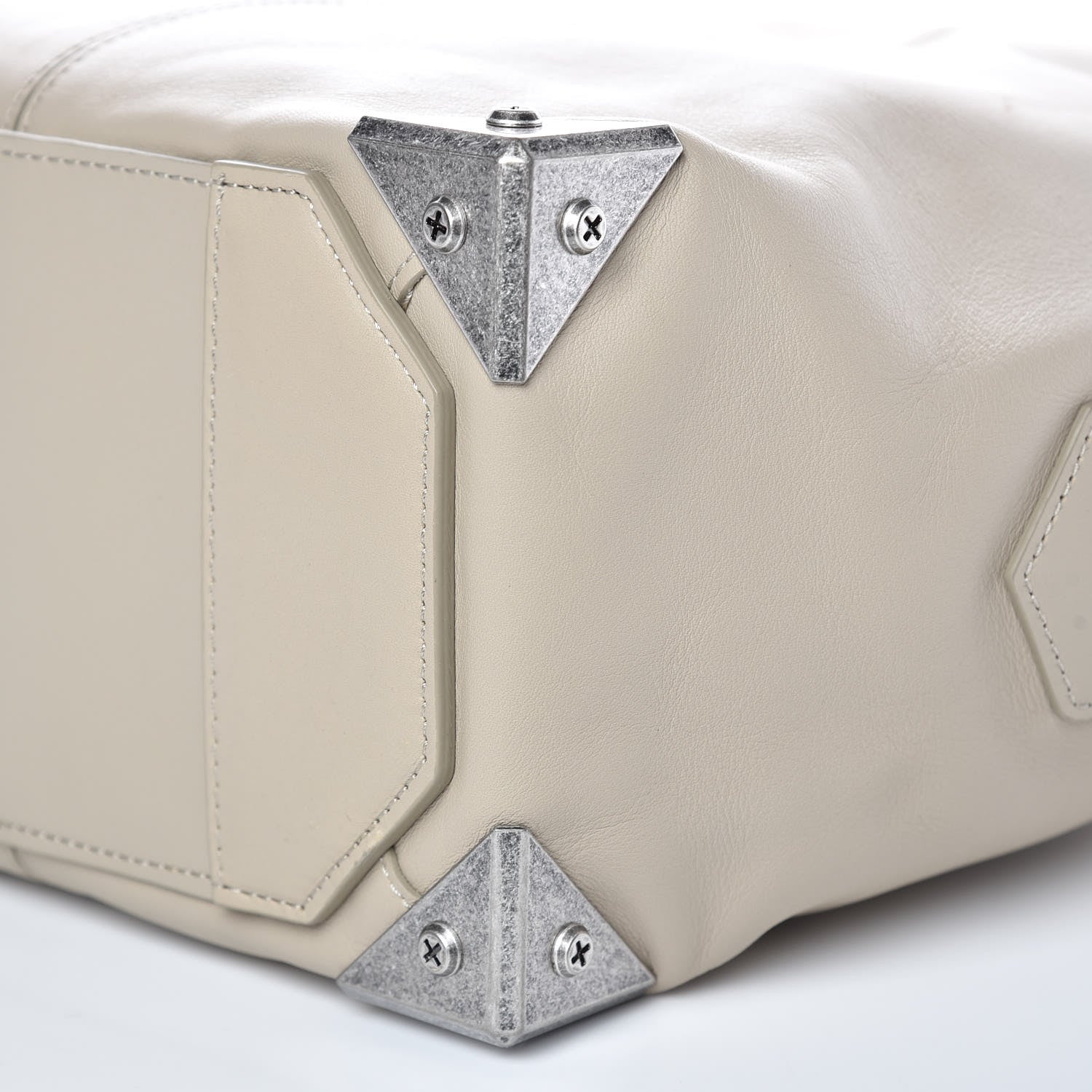 Alexander Wang Pebbled Calfskin Large Emile Beige 10 of 13