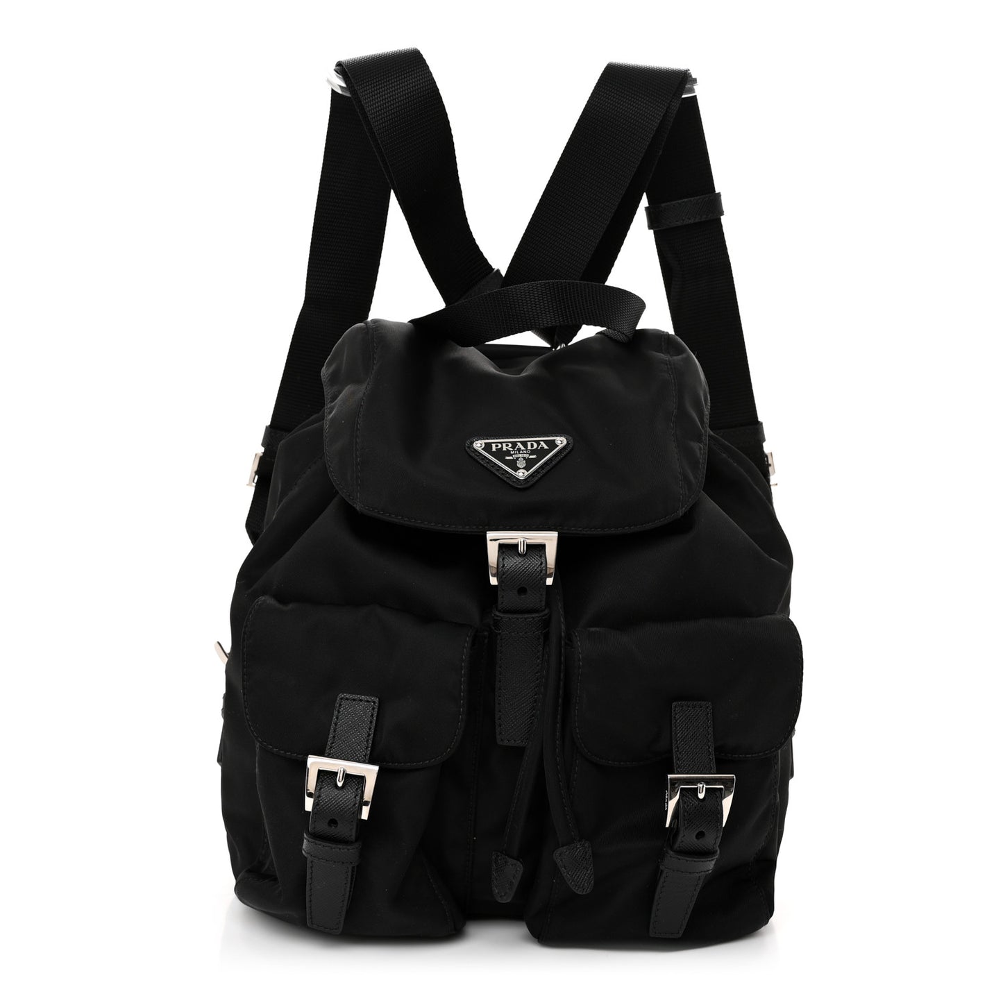 Tessuto Nylon Vela Small Backpack Black