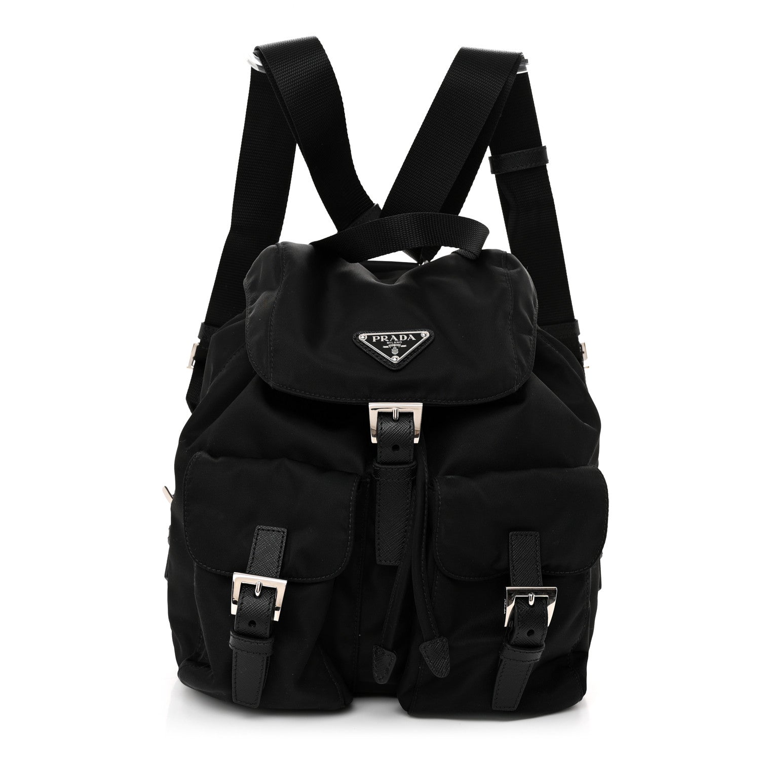 Prada Tessuto Nylon Vela Small Backpack Black 1 of 10