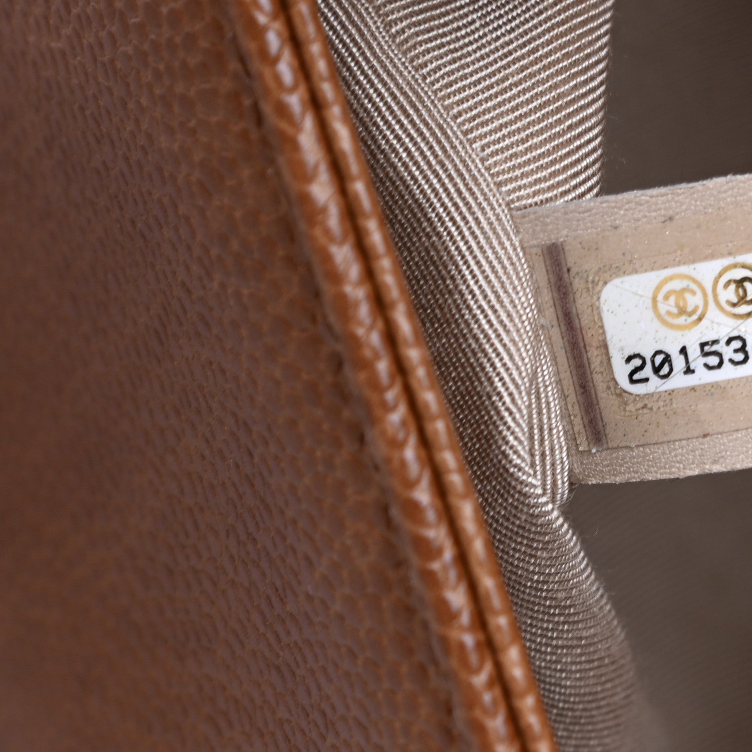 Chanel Caviar Quilted Medium Boy Flap Light Brown 7 of 11