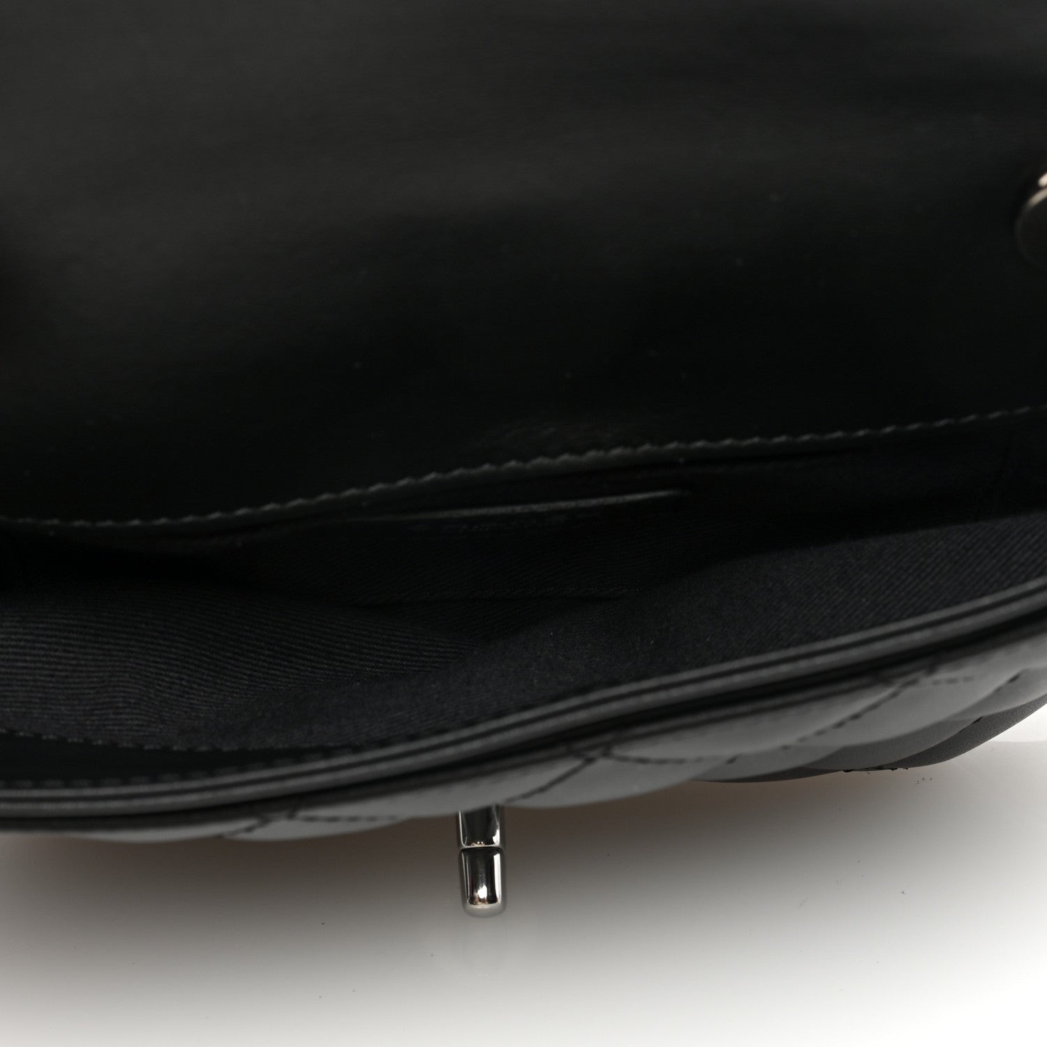 Chanel Calfskin Quilted CC Uniform Flap Belt Bag Black 6 of 11