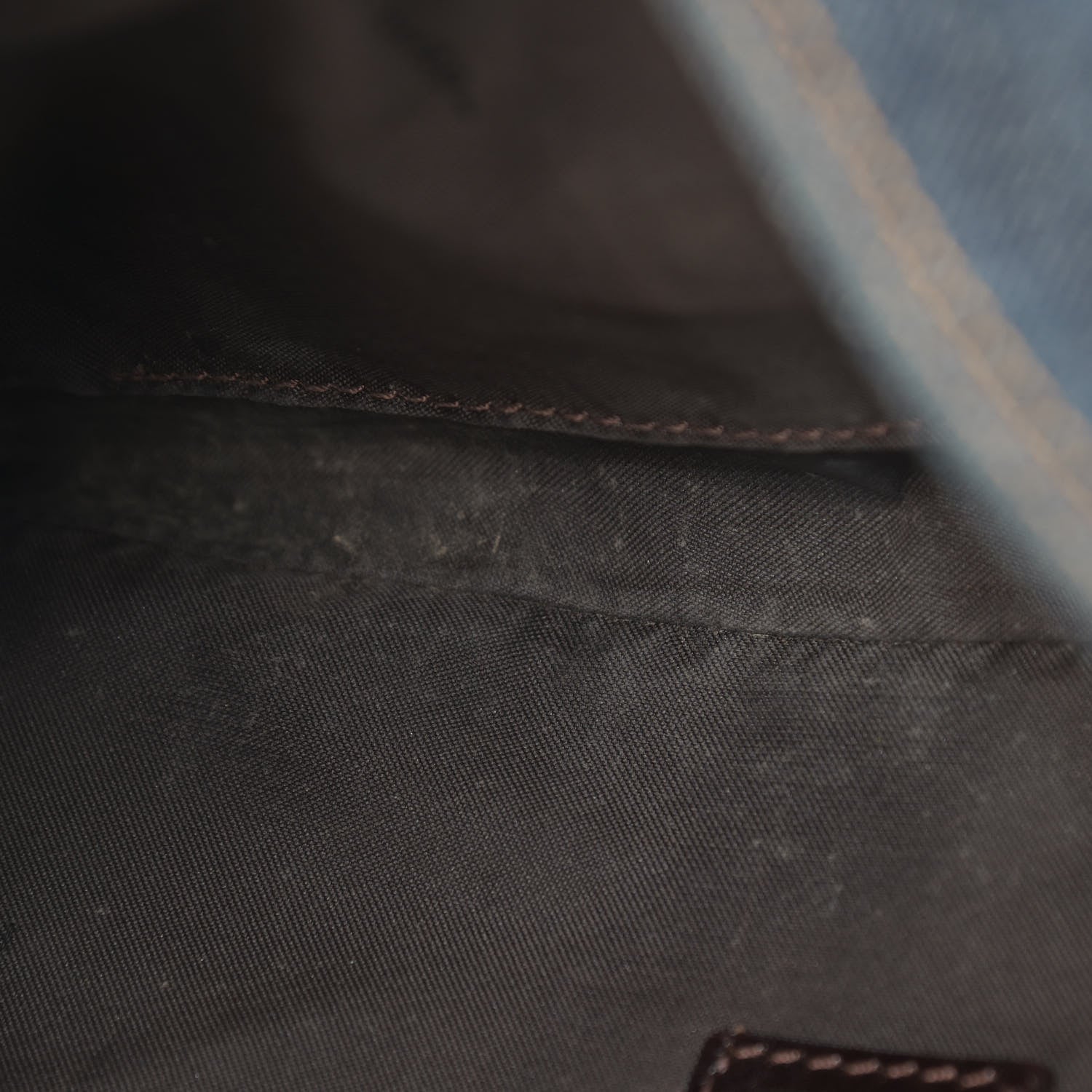 Fendi Denim Baguette Blue 8 of 15