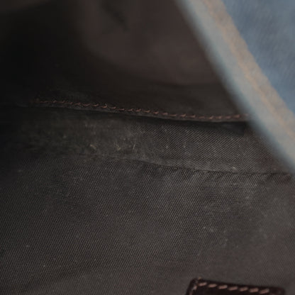 Fendi Denim Baguette Blue 8 of 15