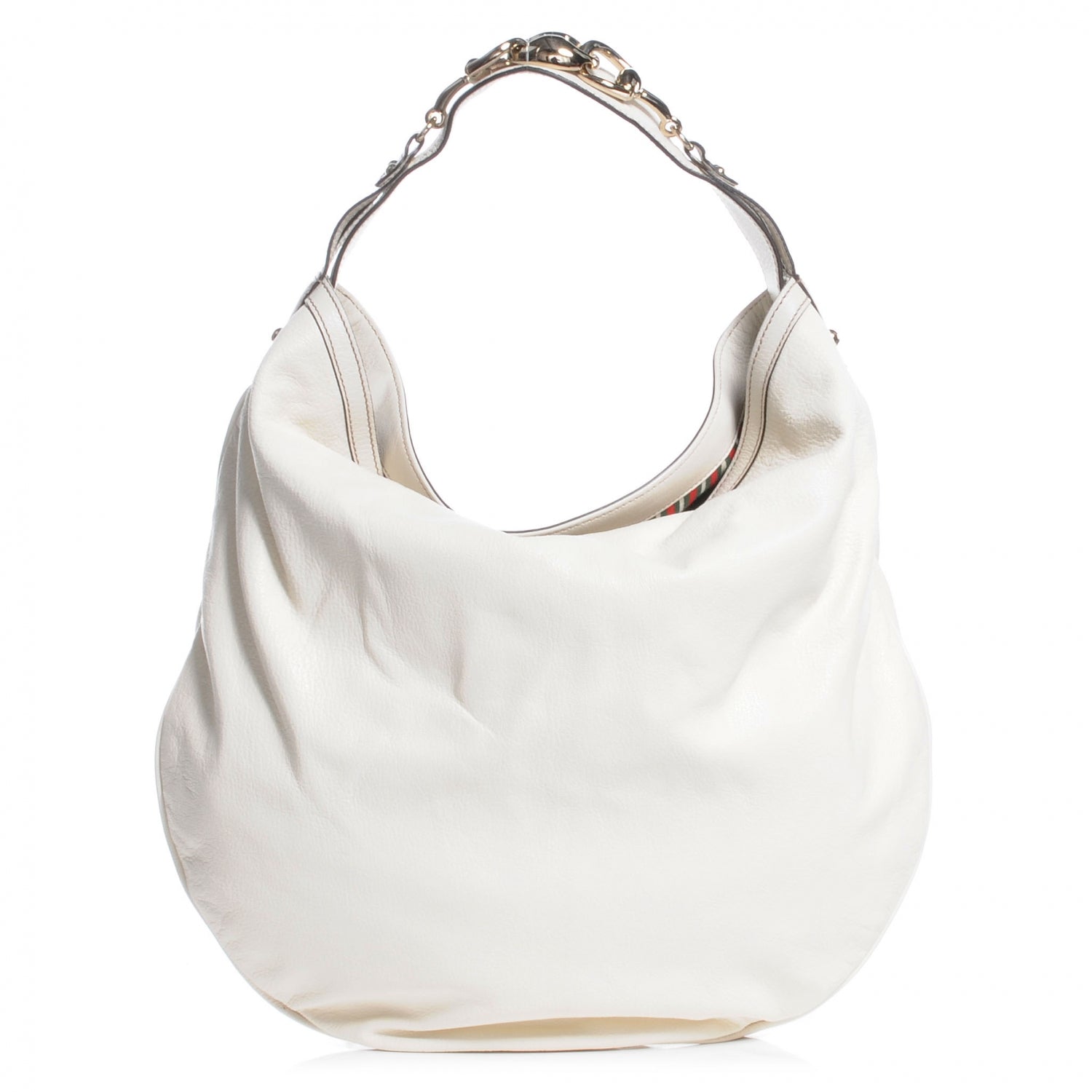 Gucci Leather Wave Hobo Off White 1 of 7