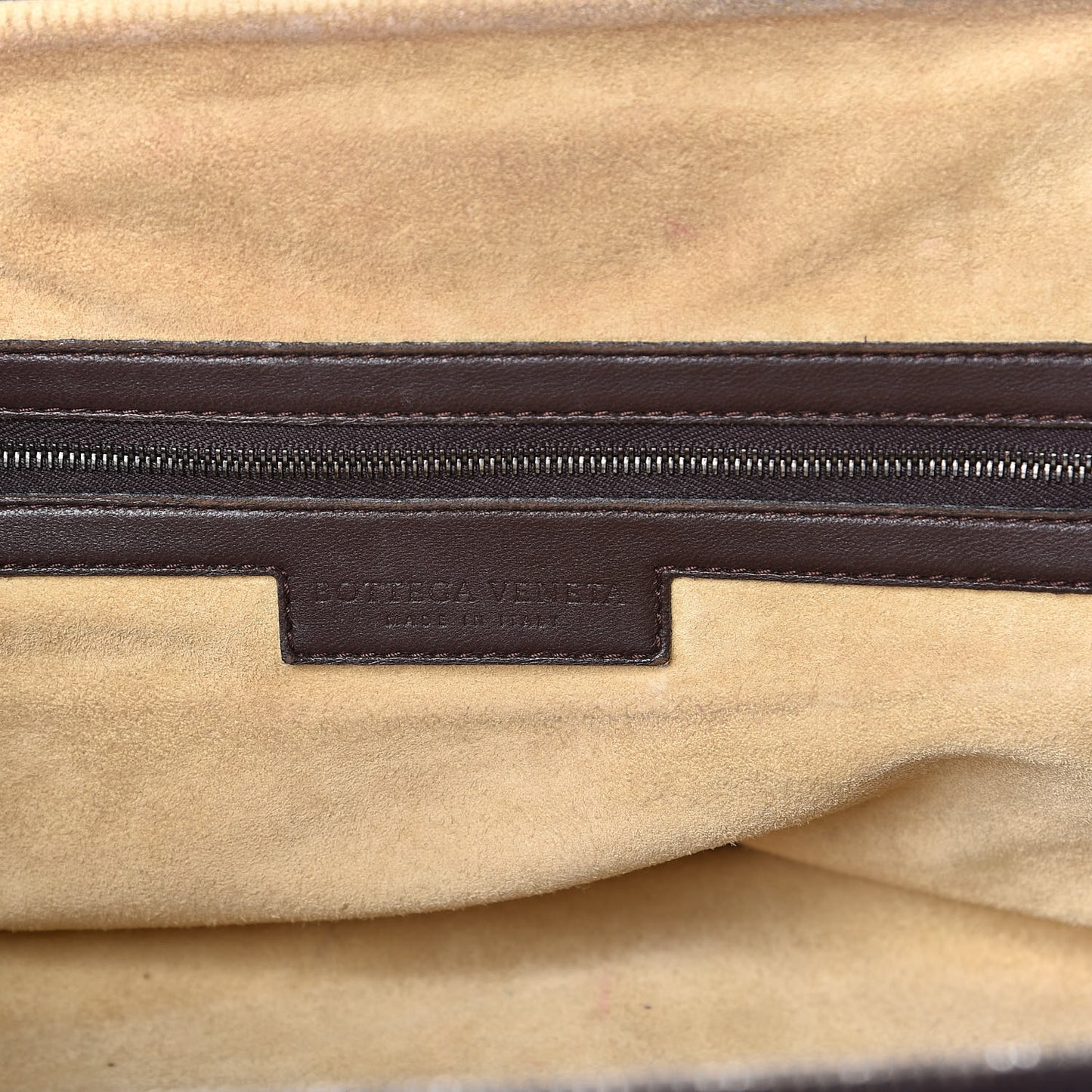 Nappa Intrecciato New Bond Satchel Ebano