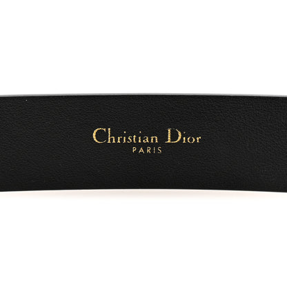 Christian Dior Calfskin Crystal 30 Montaigne Belt 85 34 Black 5 of 6