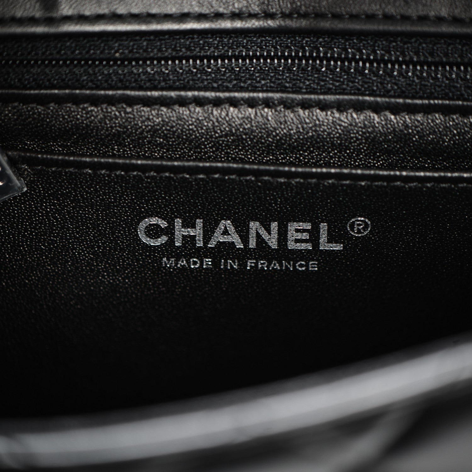 Chanel Lambskin Quilted Mini Square Flap Black 6 of 7