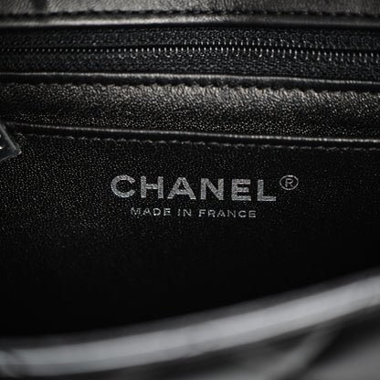 Chanel Lambskin Quilted Mini Square Flap Black 6 of 7