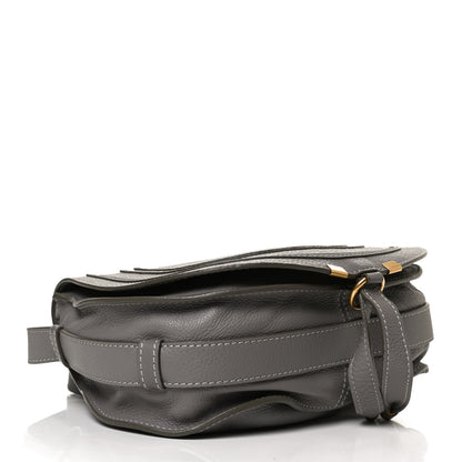 Chloe Calfskin Medium Marcie Round Crossbody Bag Cashmere Grey 3 of 8