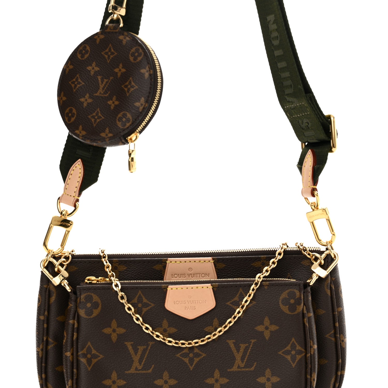 Louis Vuitton Monogram Multi Pochette Accessories Kaki 9 of 12