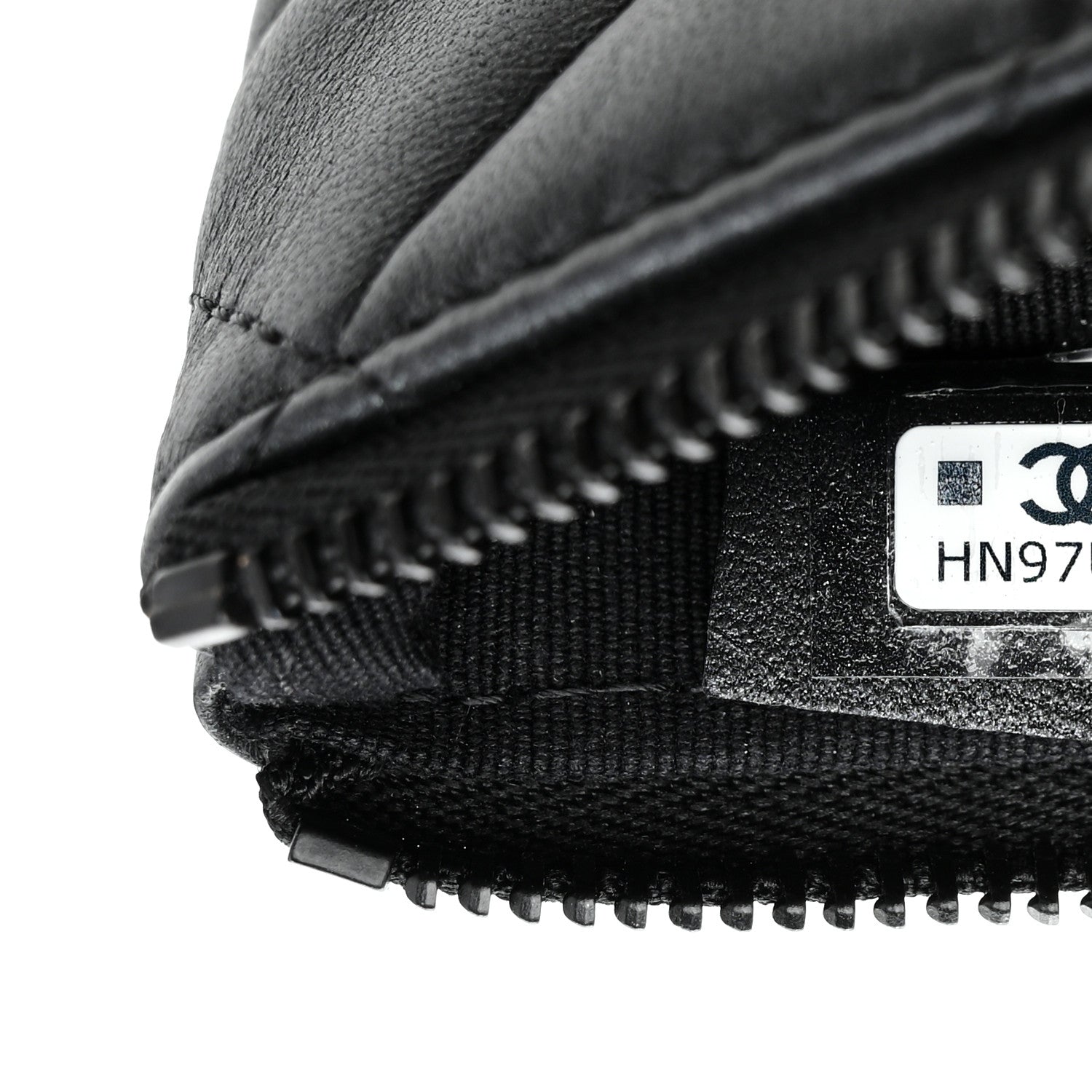 Chanel Pearly Lambskin Quilted Small Cosmetic Case So Black 7 of 8