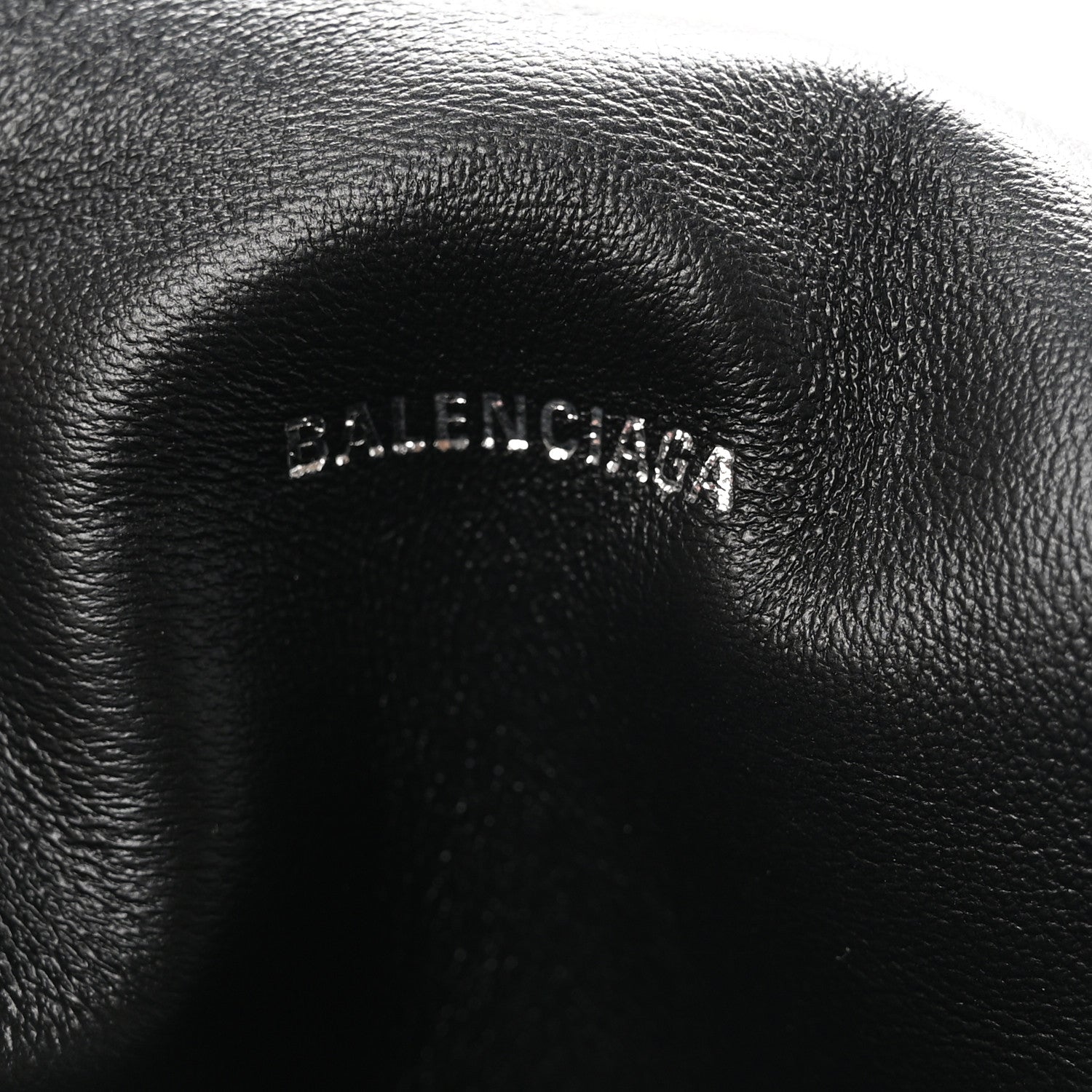 Balenciaga Washed Denim Quilted Medium Crush Chain Bag Black 6 of 9