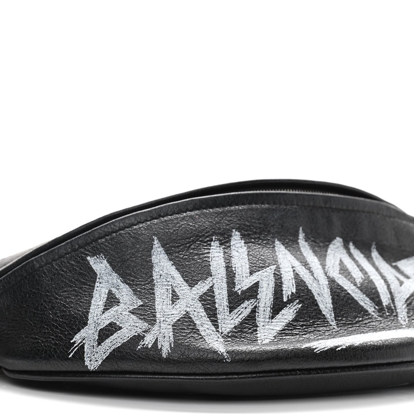 Agneau Arena Graffiti All Over XS Souvenir Belt Bag Black White
