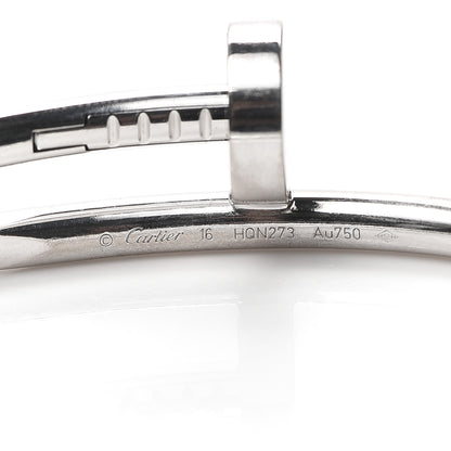 Cartier 18K White Gold Juste Un Clou Bracelet 16 4 of 4