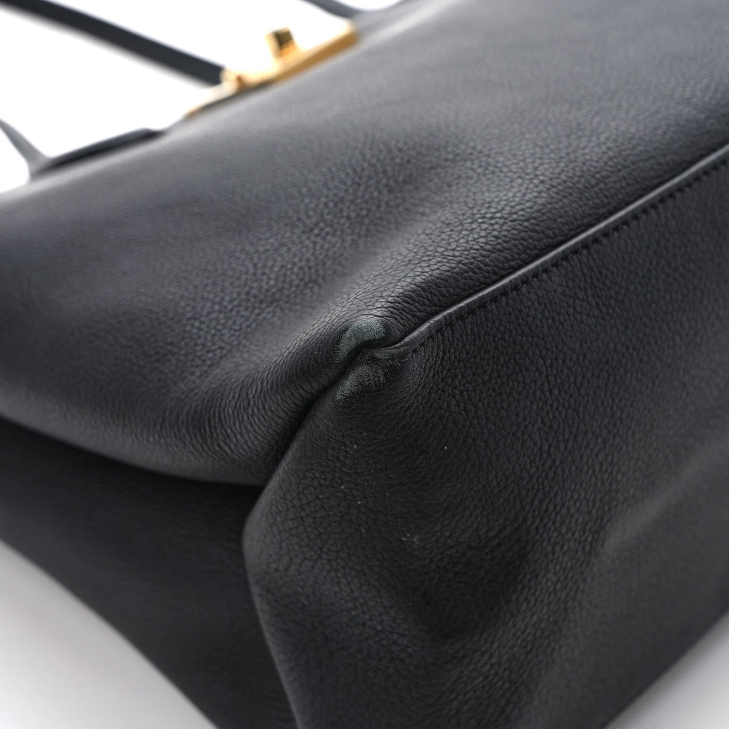 Louis Vuitton Grained Calfskin Lockme Shopper Black 8 of 11