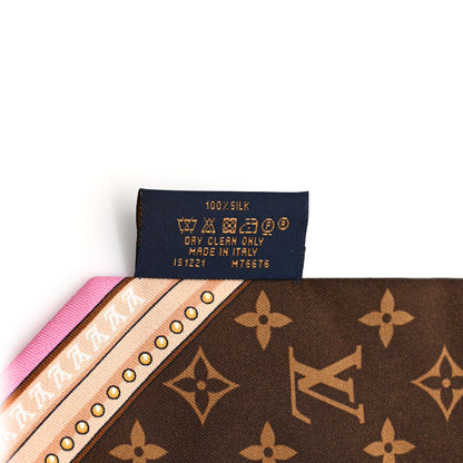 Louis Vuitton Silk Ultimate Monogram BB Bandeau Black 4 of 4