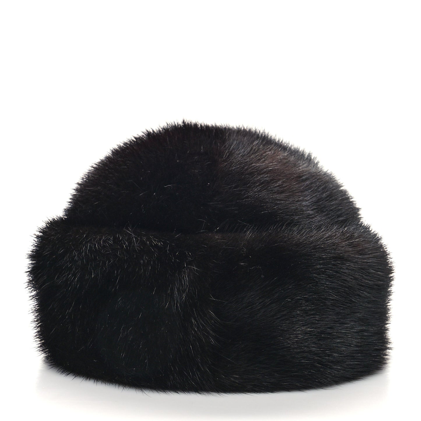 Mink Fur Hat 59 Black