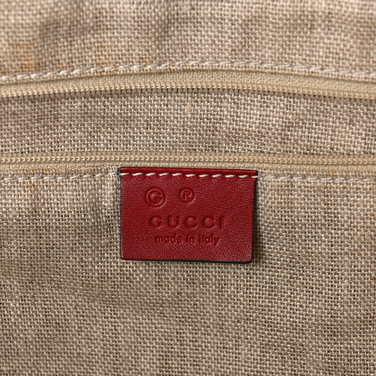 Microguccissima Large Joy Tote Red