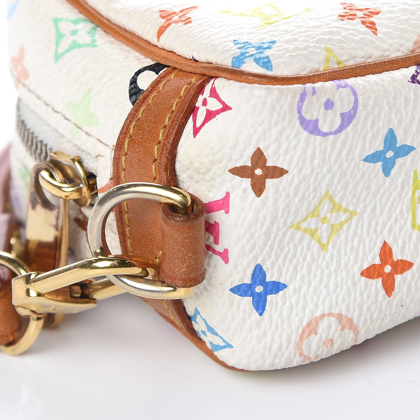 Monogram Multicolor Trousse Wapity White