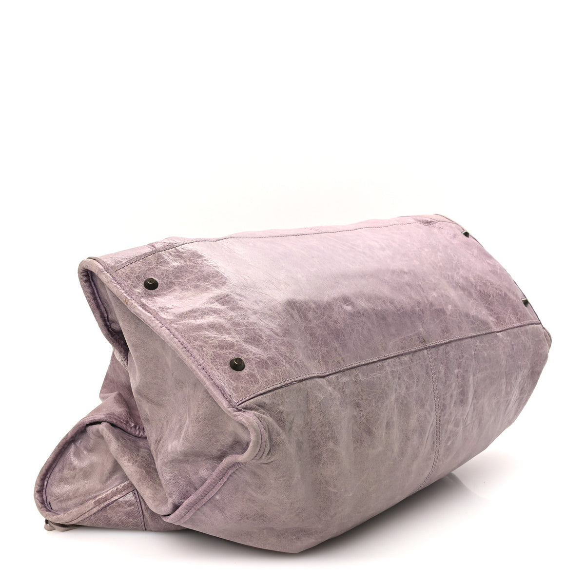 Balenciaga Agneau Classic Hardware Weekender Lilac 5 of 13