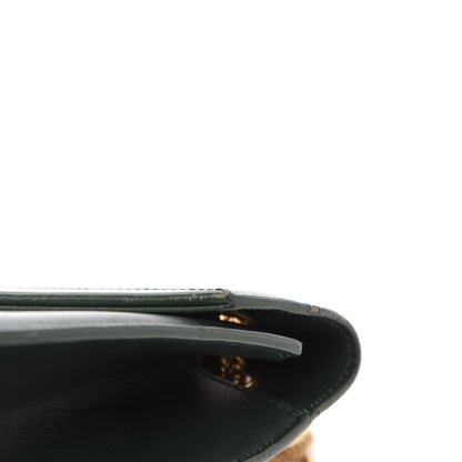 Saint Laurent Calfskin Medium Classic Betty Dark Green 9 of 18