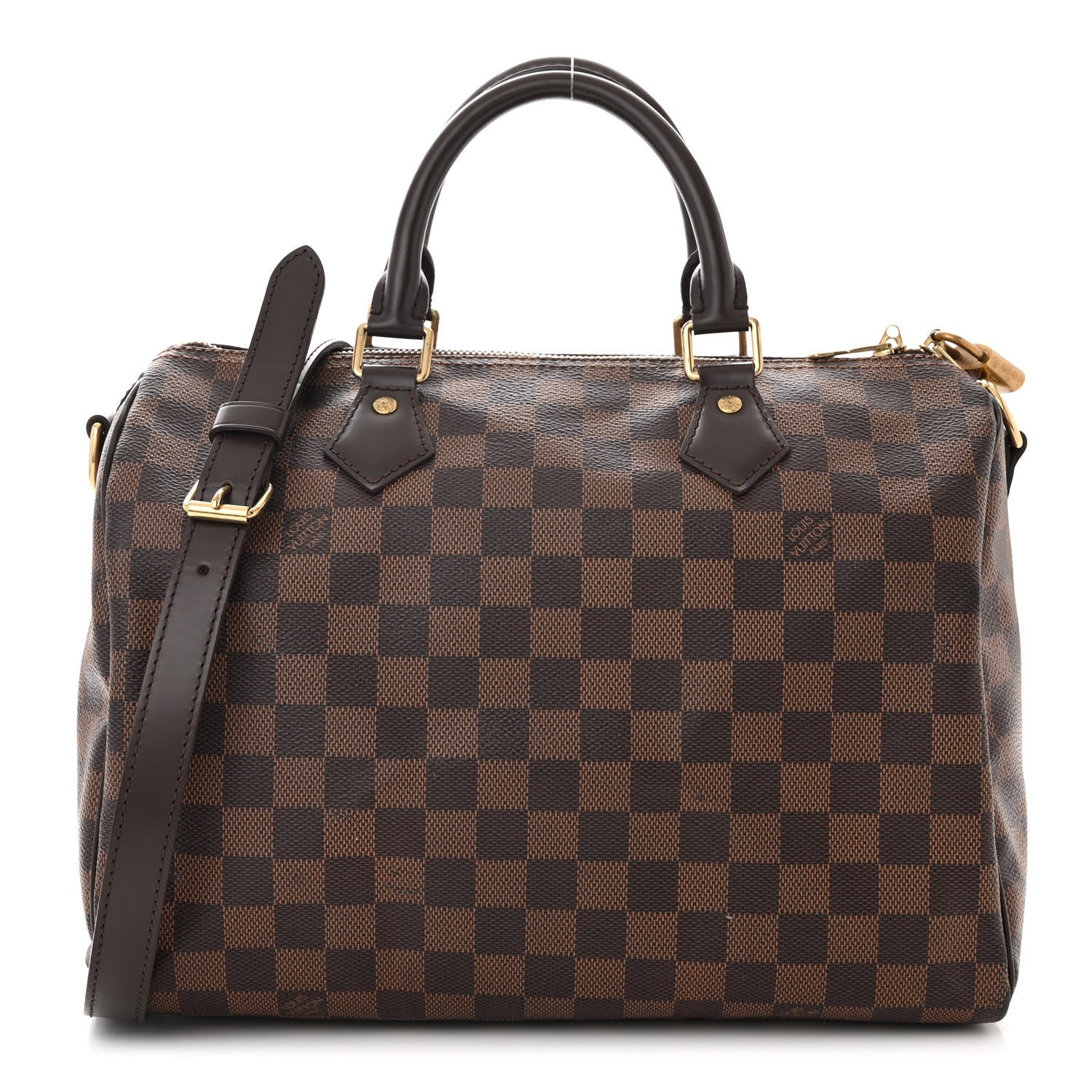 Louis Vuitton Damier Ebene Speedy Bandouliere 30 1 of 10