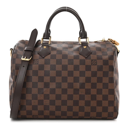 Louis Vuitton Damier Ebene Speedy Bandouliere 30 1 of 10