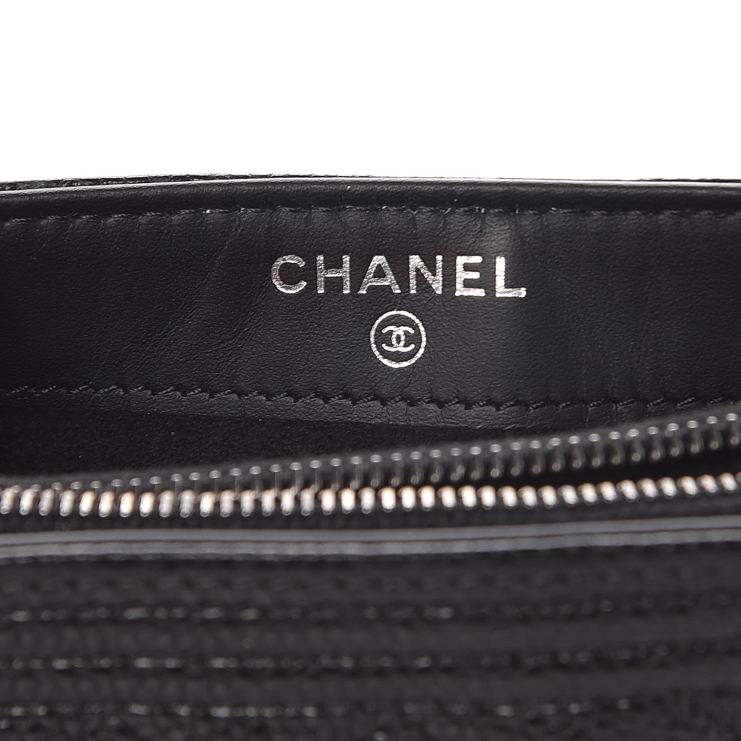 Chanel Caviar Quilted Mini Boy Phone Holder Clutch Black 6 of 8