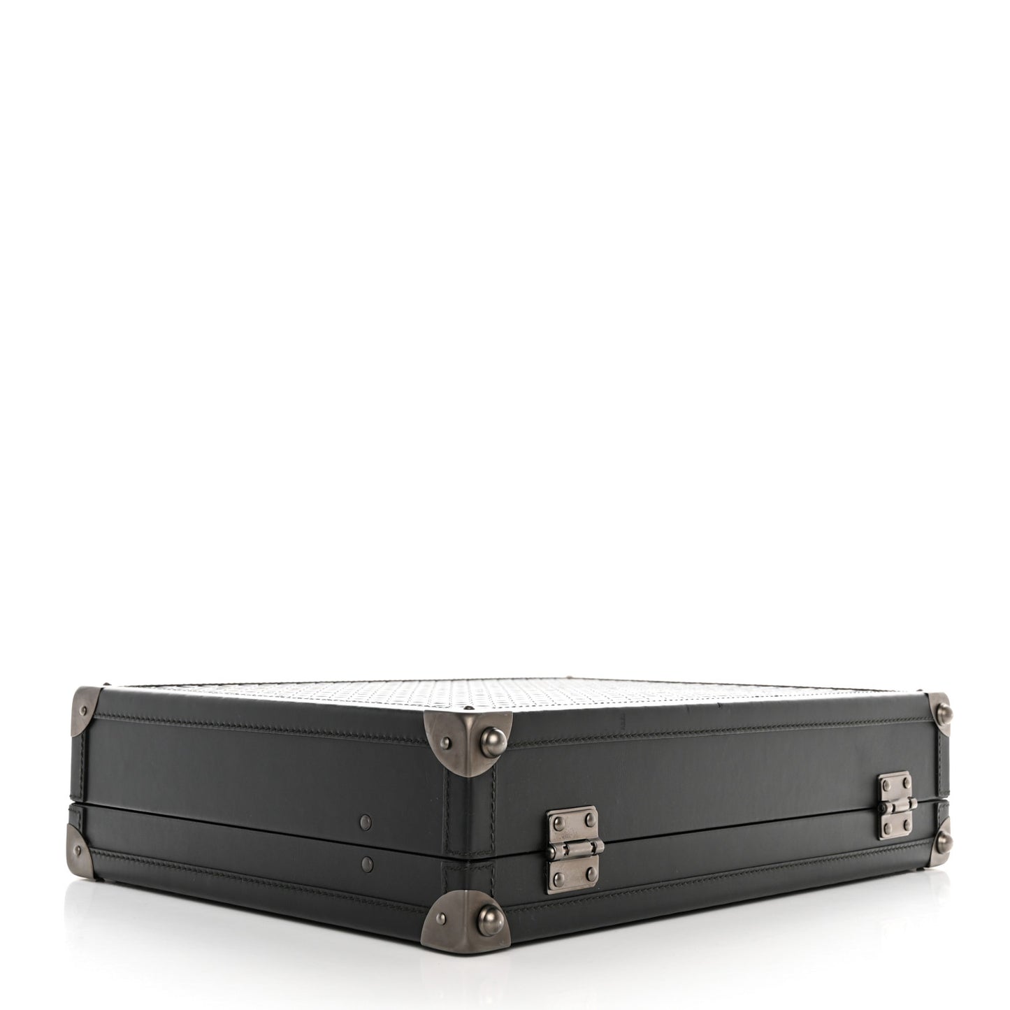 Nappa Intrecciato Attache Briefcase Black