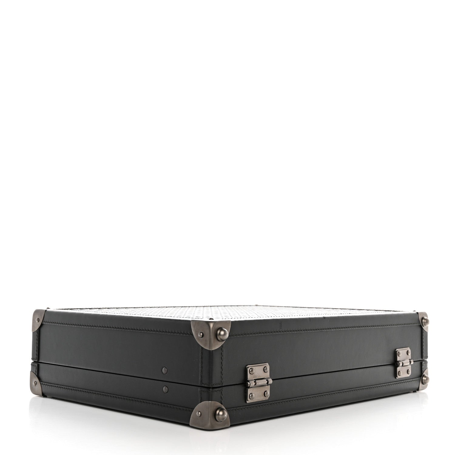 Bottega Veneta Nappa Intrecciato Attache Briefcase Black 3 of 14