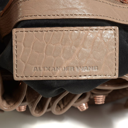 Alexander Wang Pebbled Lambskin Diego Bucket Latte Rose Gold Hardware 6 of 9