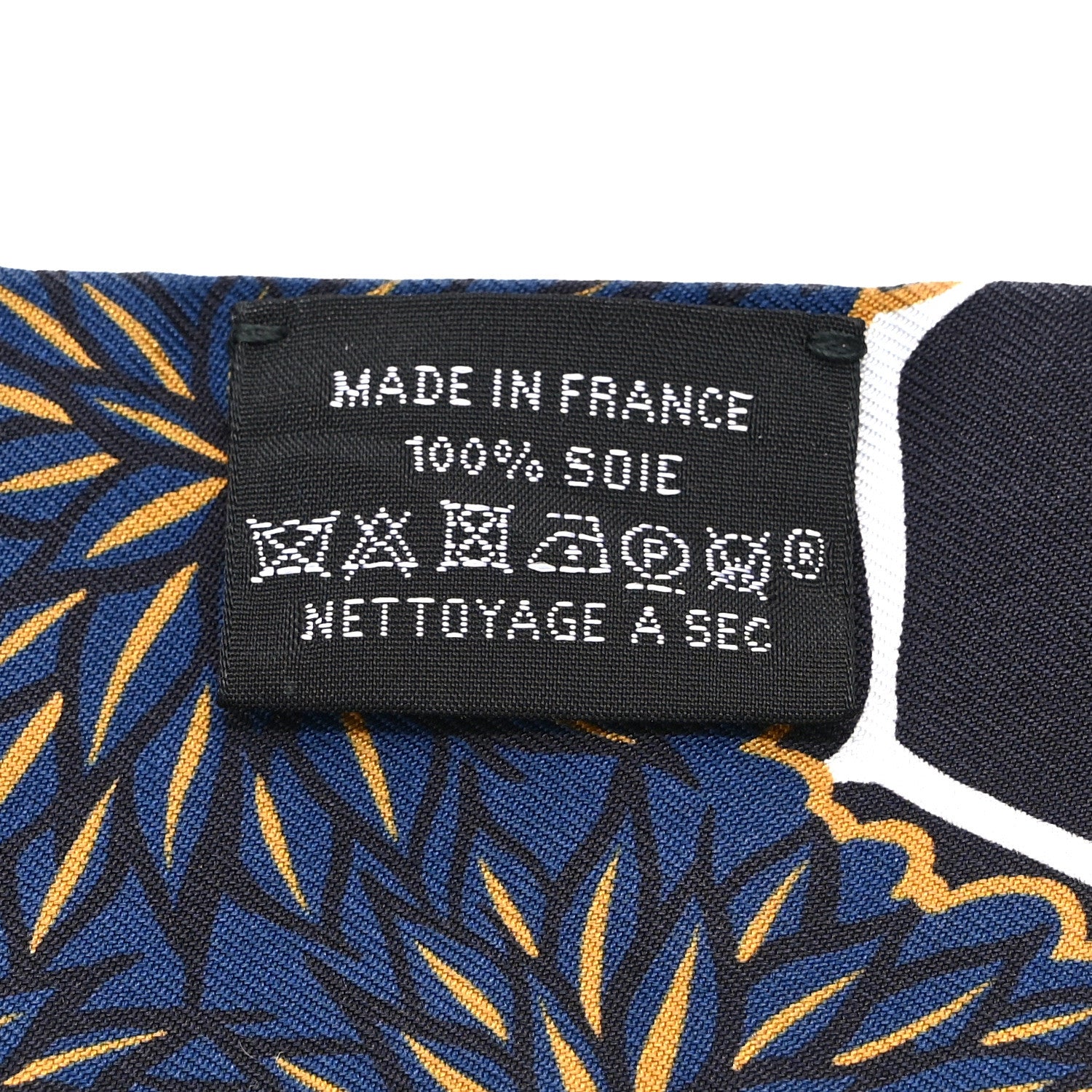 Hermes Silk Three Graces Twilly Black Gold Taupe 7 of 8