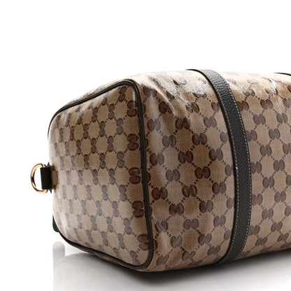 Gucci Crystal Monogram Medium Joy Boston Dark Brown 8 of 9