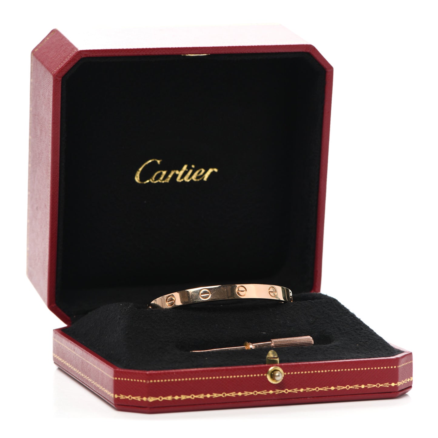 18K Pink Gold LOVE Bracelet 17