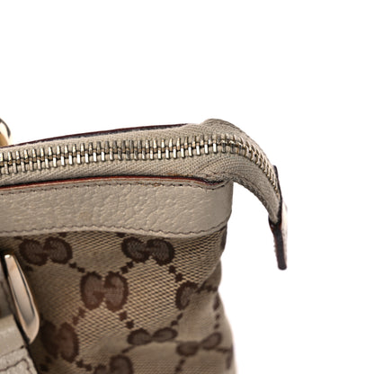 Gucci Monogram Small Abbey Tote Off White 33 of 41