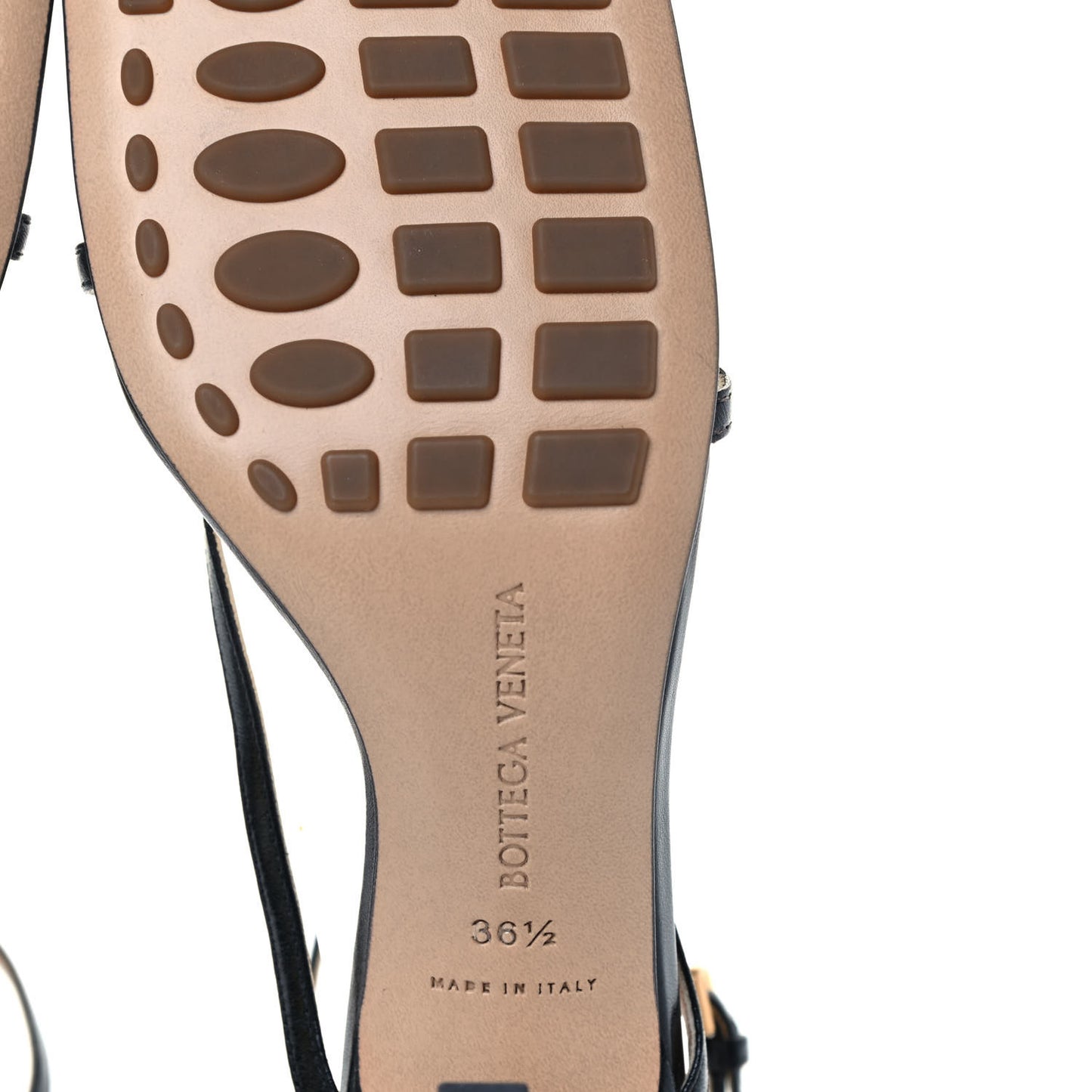 Lambskin Stretch Multi Strap 90mm Sandals 36.5 Black