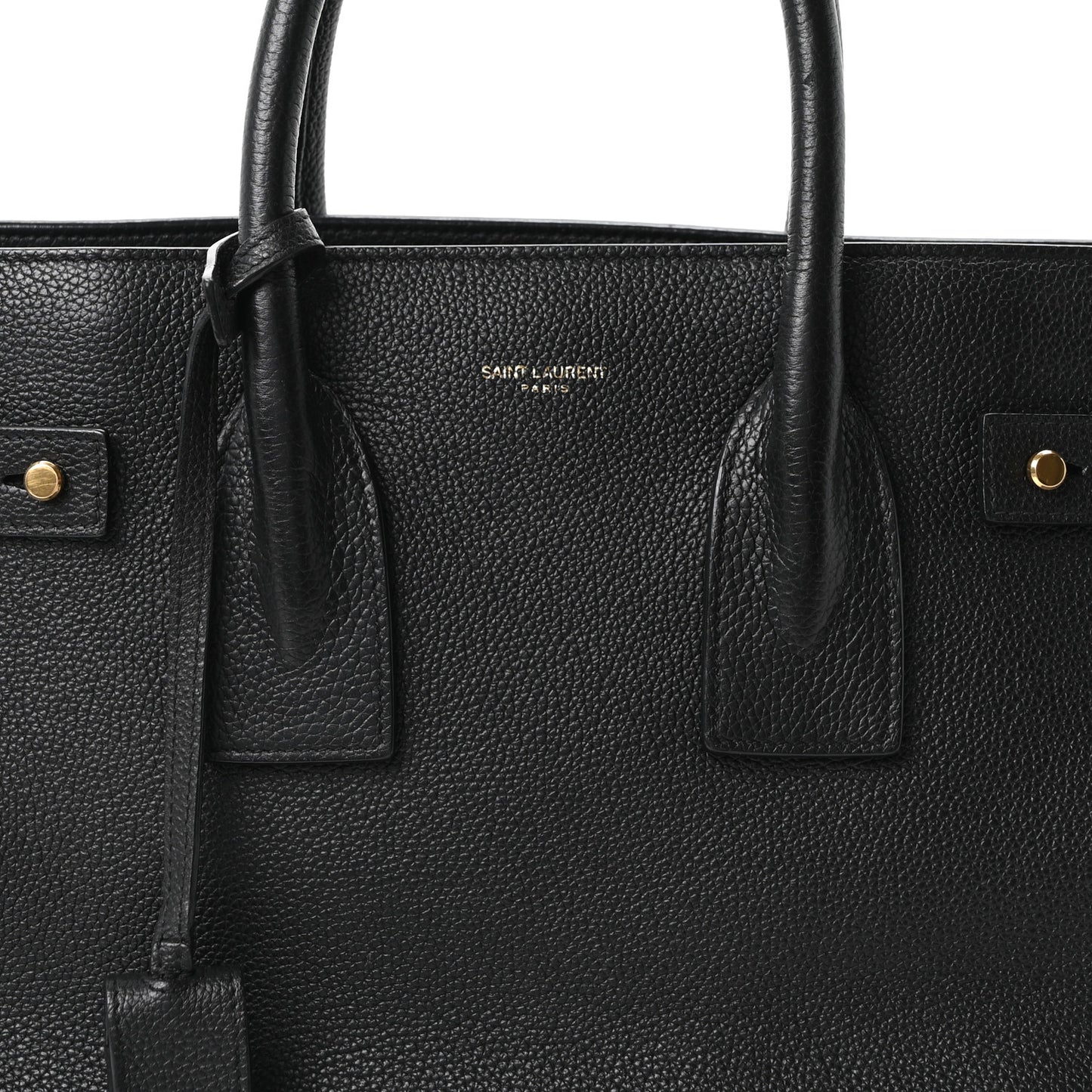Grained Calfskin Small Supple Sac De Jour Black