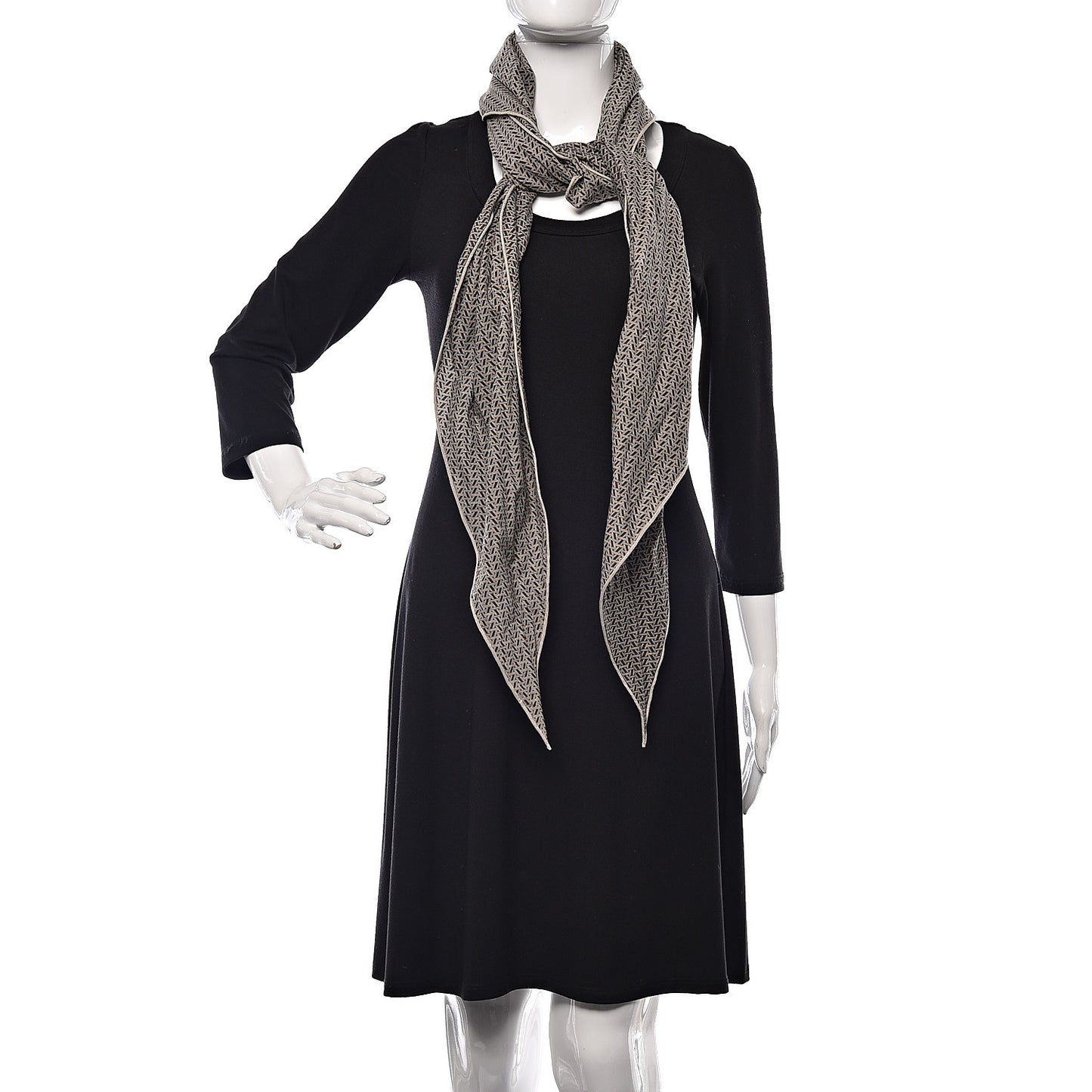 Cotton H Sublime Losange Scarf GM