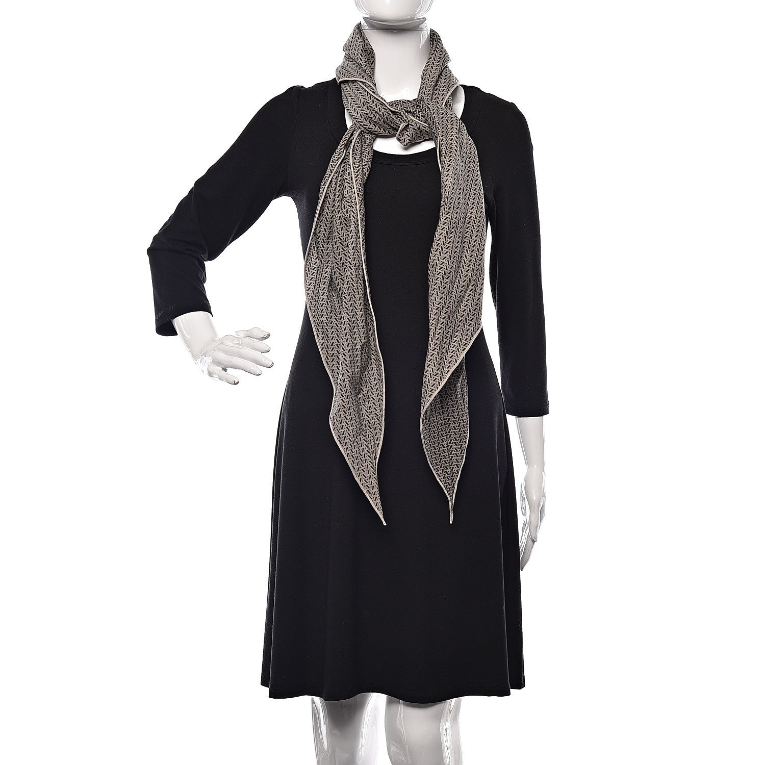 Hermes Cotton H Sublime Losange Scarf GM 2 of 3