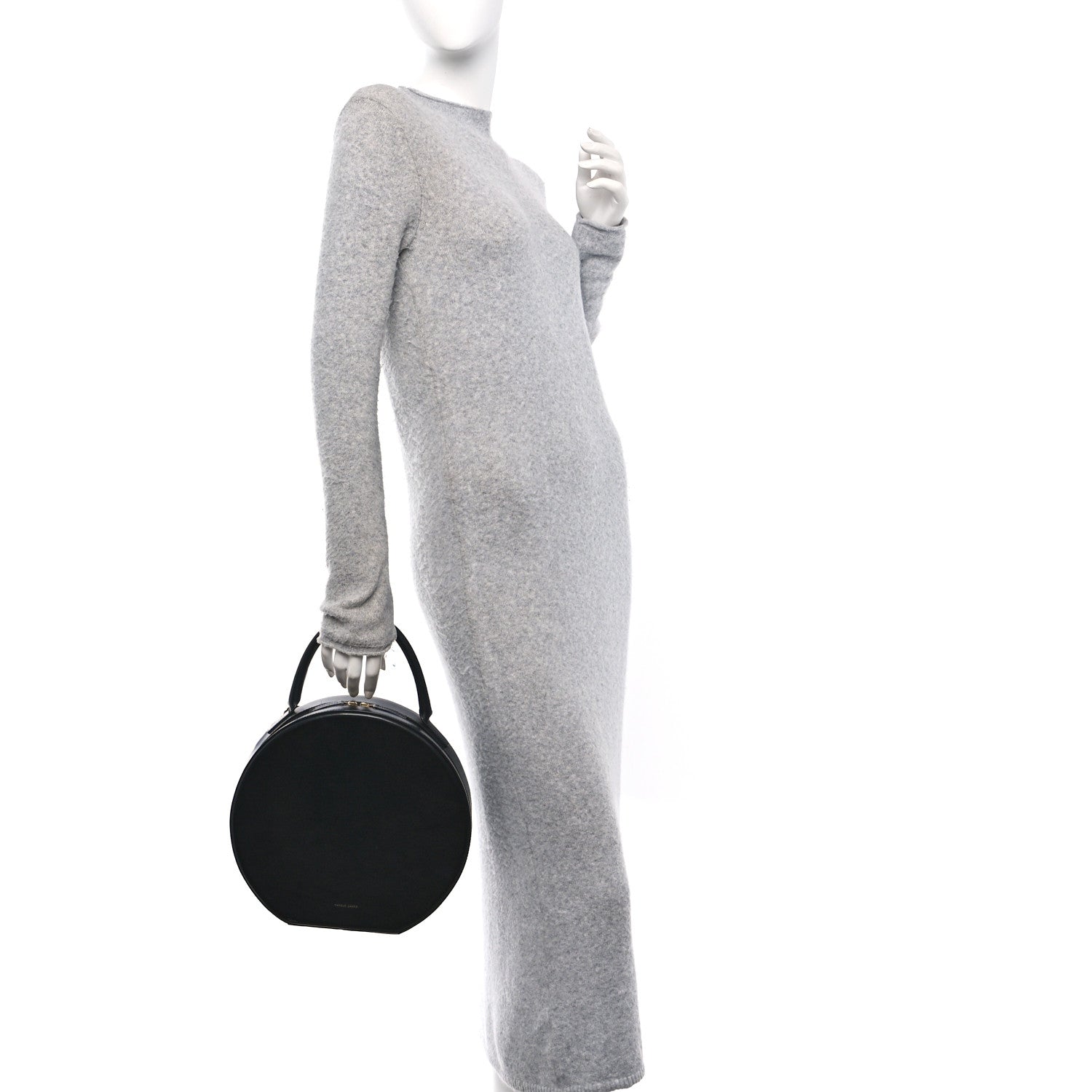 Mansur Gavriel Calfskin Circle Bag Black 2 of 9