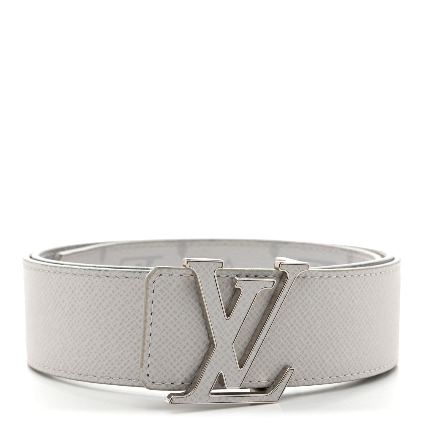 Taiga Monogram 40mm LV Initiales Belt 95 38 White